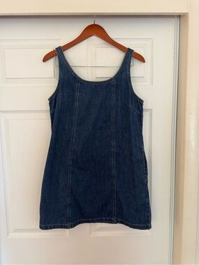 GAP Dark Blue Denim Mini Tank Dress